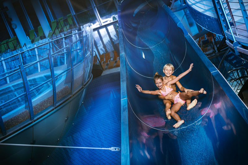 Slovenske toplice - tobogan